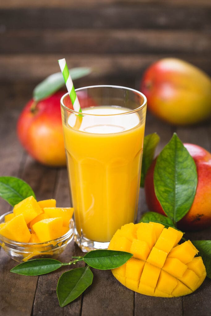 Dishes mango juice 683x1024